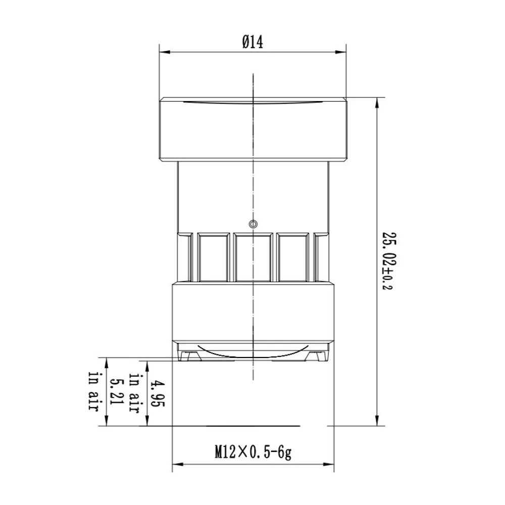 Sternenlicht Objektiv 1/1,8 zoll 5MP 4mm Feste Blende F 1,5 Für SC4210 Niedrigen Licht CCTV IP Kamera freies Verschiffen