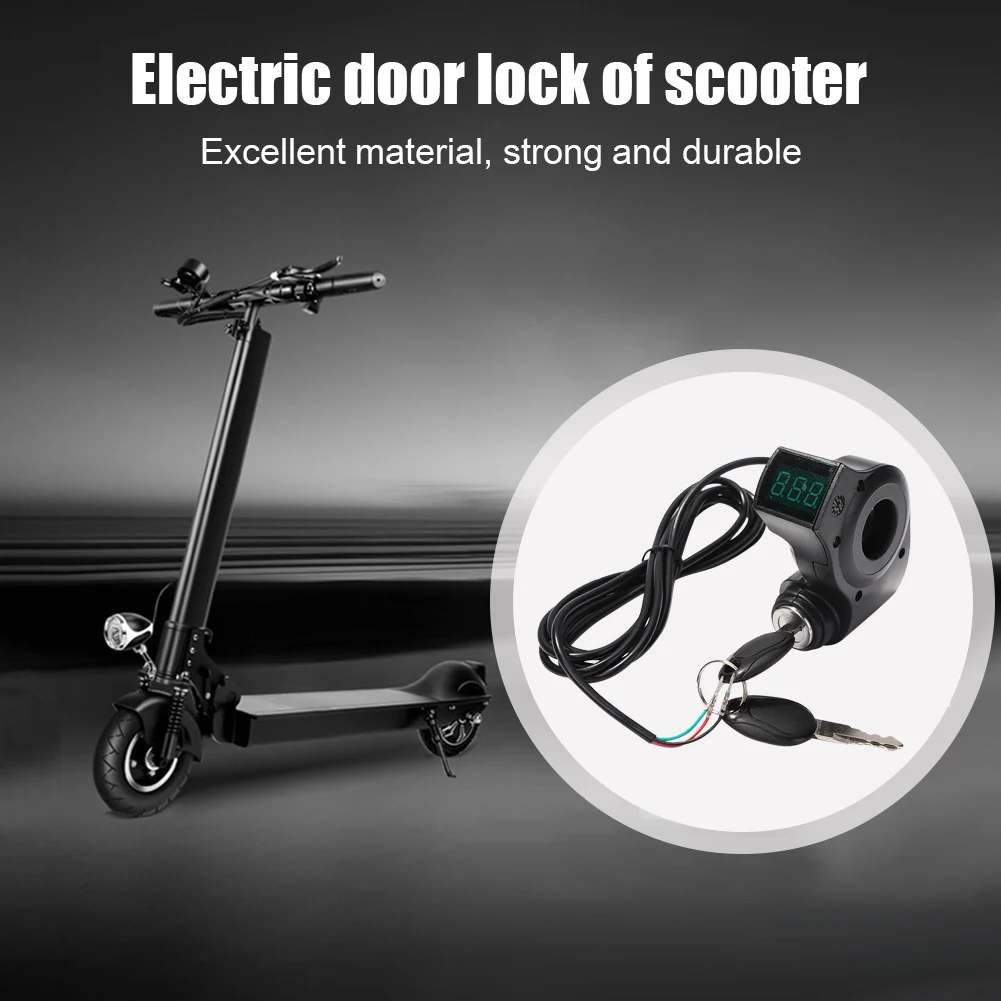 Scooter elettrico blocco accensione chiave cilindro interruttore di avviamento serrature chiavi accessori Scooter elettrici per KUGOO M4 PRO