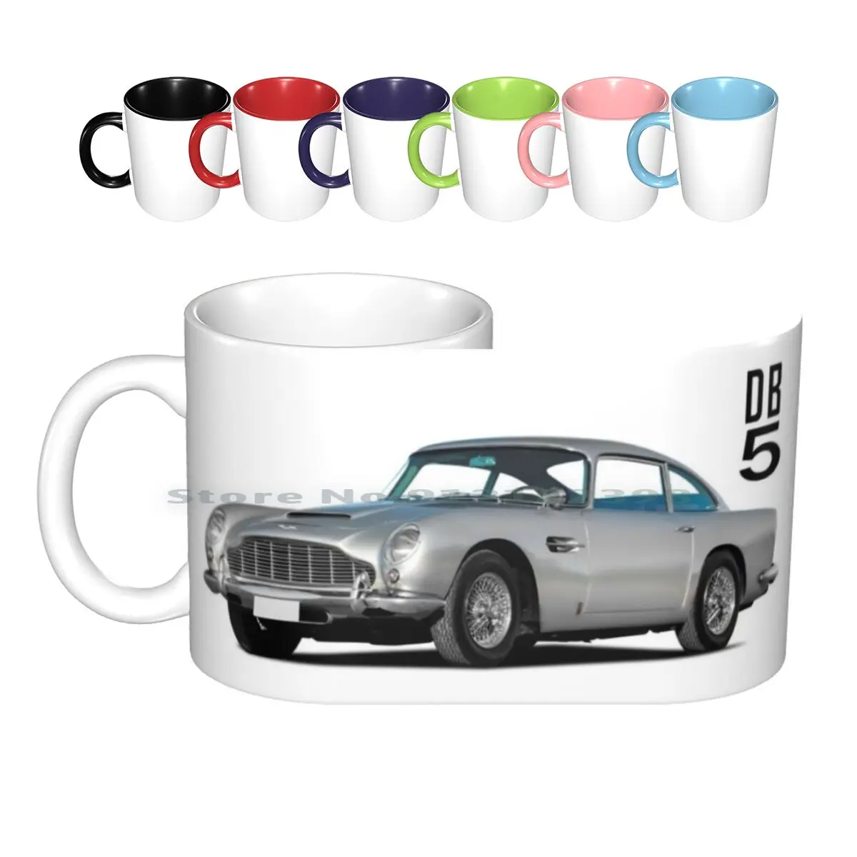 The Db5 Ceramic Mugs Coffee Cups Milk Tea Mug James Bond Aston Sports Car Vintage Car Transport Db5 James Bond Vintage Car Cars