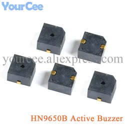 10pcs/2pcs 9650 SMD Active Buzzer HN9650B 9650 5V 9.6*9.6*5mm 9.6x9.6x5mm MLT-9650 Electromagnetic Speaker Buzzers