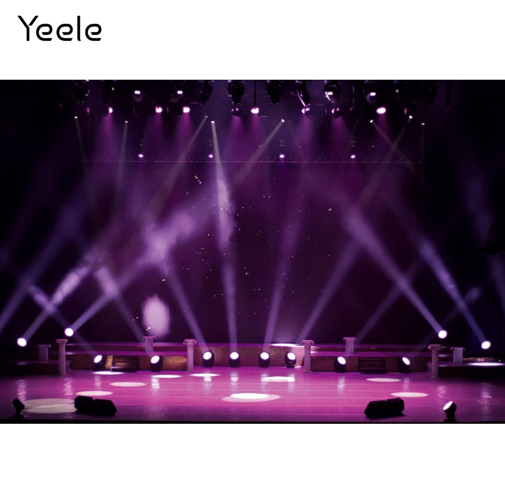 Yeele Dance Stage Party Lighting Laser Beam Photocall Photography Backdrops Photographic Decoration Backgrounds For Photo Studio