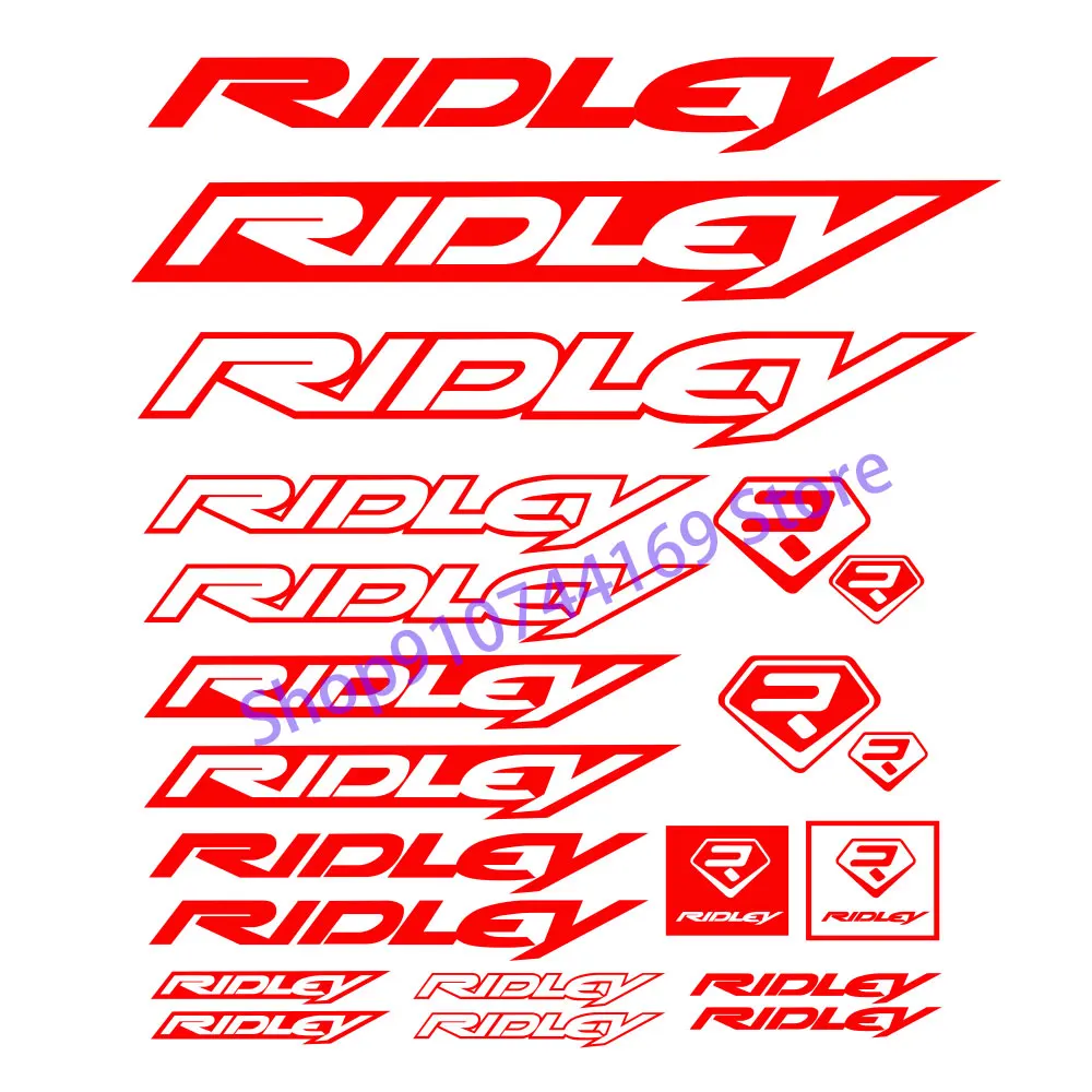 لمجموعة ملصقات شارات الدراجة Ridley MTB DH Bike Freeride Racing Road
