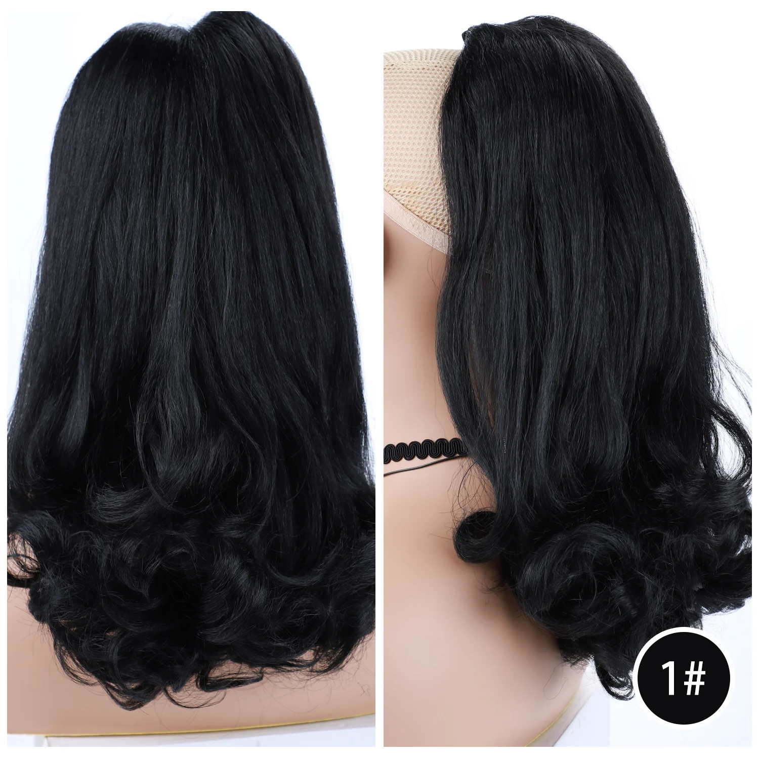 Blice Synthetic Drawstring Ponytail Hair Pieces Ponytail Kinky Straight Hair Extensions Kanekalon Hair With Combs Warp Ponytail