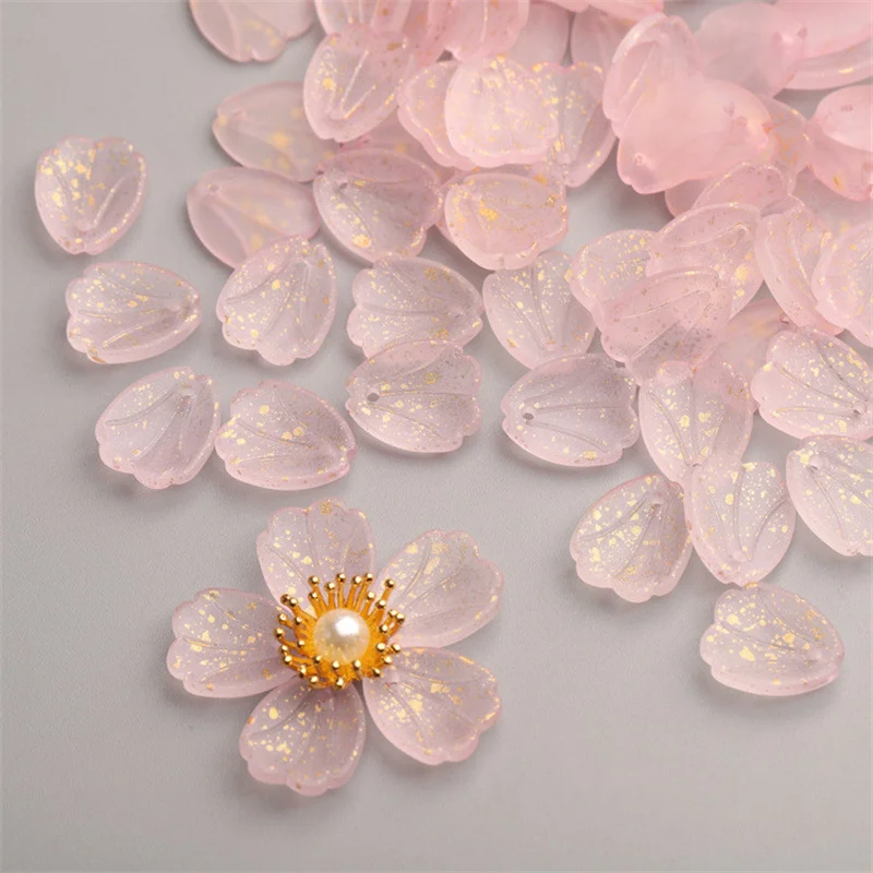 20pcs 12x15mm Flower Petal Shape Crystal Lampwork Glass Loose Top Drilled Pendants Beads lot for Jewelry Making Findings DIY
