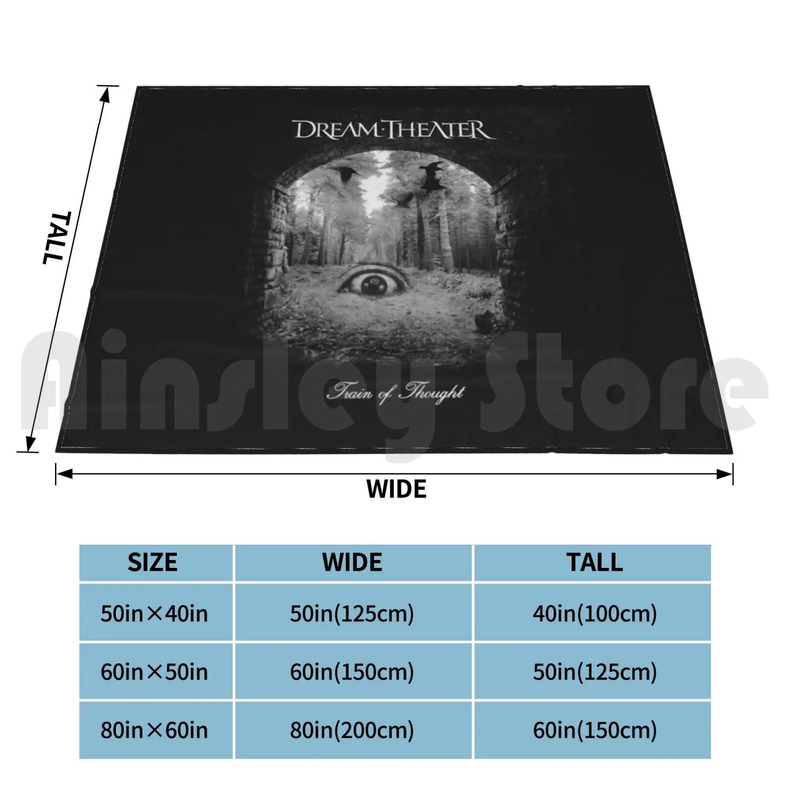 Train Of Thought Blanket Fashion Custom Dream Theatre Cd Dream Theatre Vinyl Dream Theatre Dream Theatre