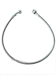 Stainless Steel Braided PTFE brake line With 28 Degree Banjo Fittings And Hexagonal Joint