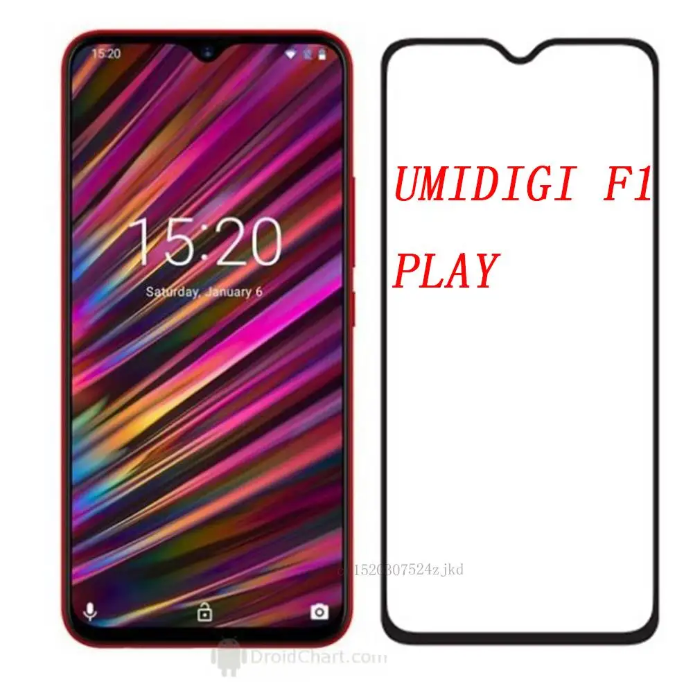 Full Cover Tmpered Glass Umidigi F1 Play tective Film HD 9H Screen Protector For Umidigi F1 Play Tempered Glass