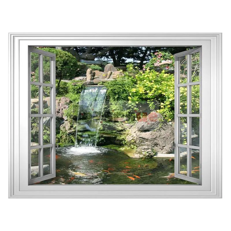 Dpsprue 5D DIY Full Square Drill Diamond Painting Grass Window Scenery Daimond Mosaic Diamant Embroidery Home Decoration FS09