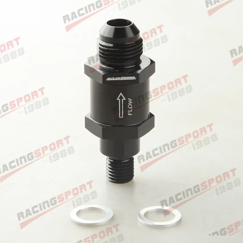 

-8AN One Way Check Valve For Bosch Style Fuel Pump M12x1.5MM To AN8 AN-8