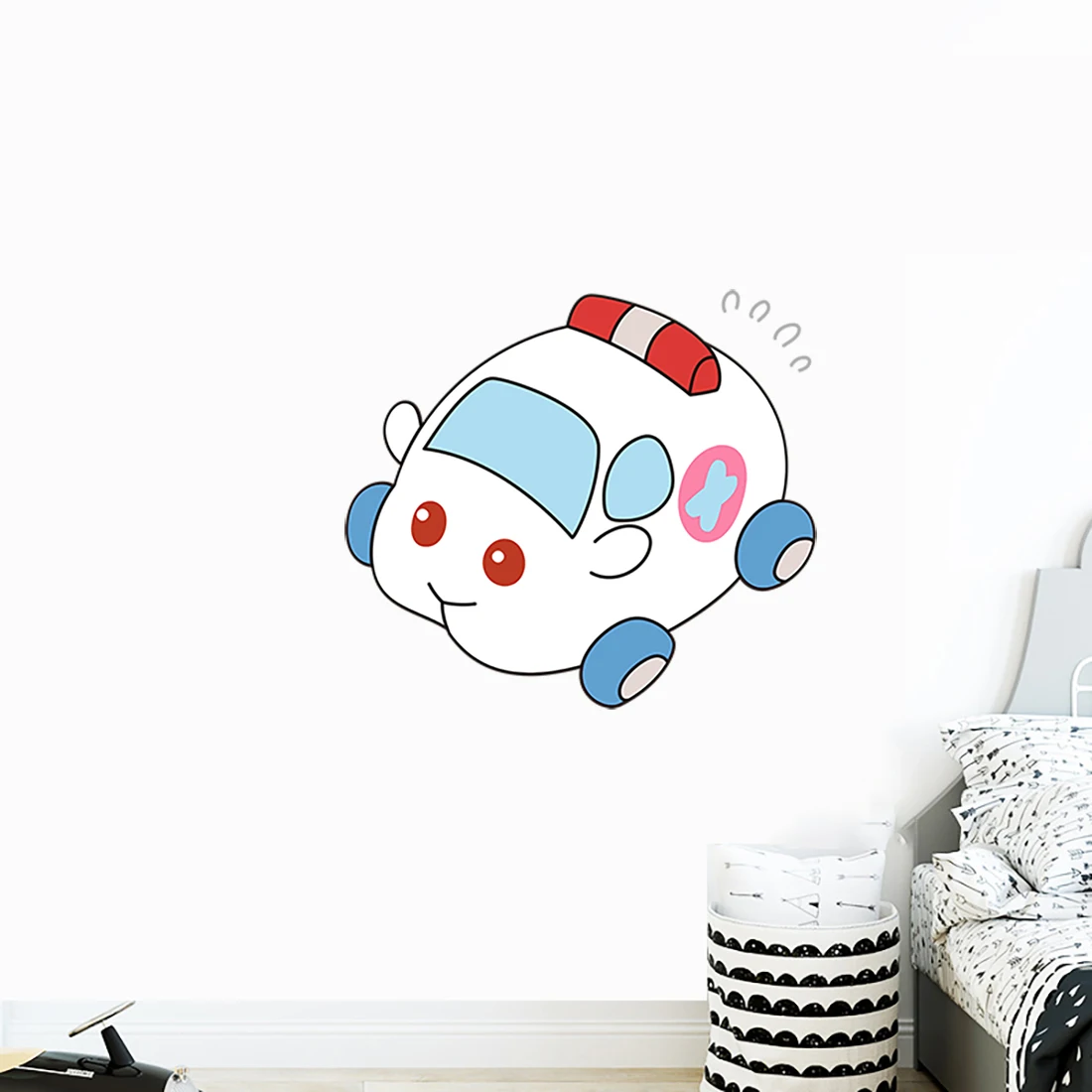 Three Ratels CM34 Super cute guinea pig cartoon Wall Decal kid's bedroom Decal