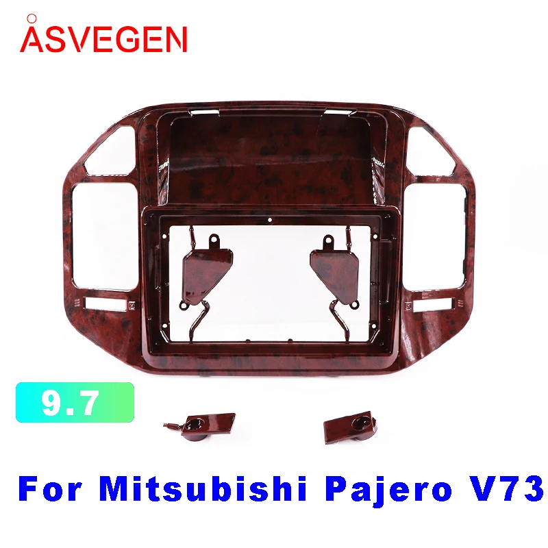 

Asvegen Car RadioFrame For Mitsubishi Pajero V73 Car Dvd Frame Install Panel Dash Mount Installation Dashboard