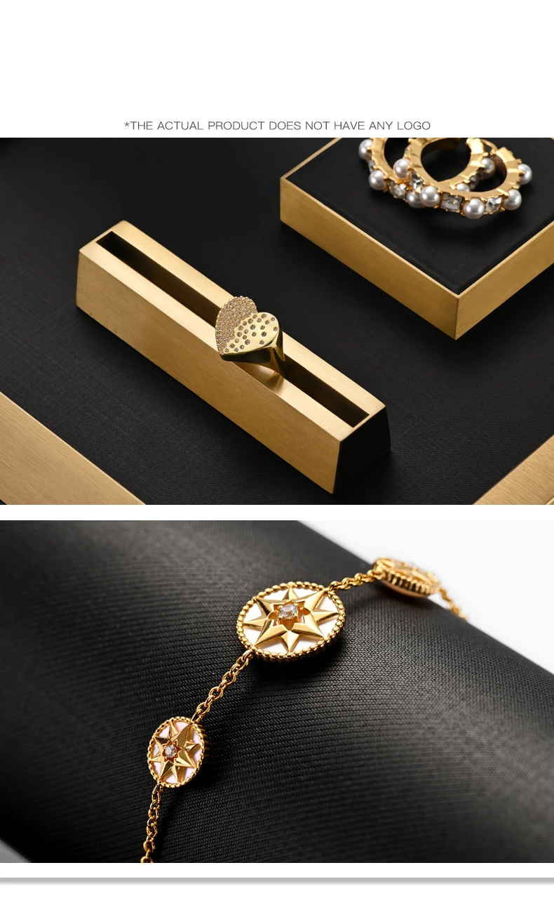 Oirlv Metall-Schmuckständer, Organizer für Armbänder, Ringe, Ohrringe, Displayständer für Schmuckgeschäfte, Thekendisplay, Aufbewahrung – Detail 3