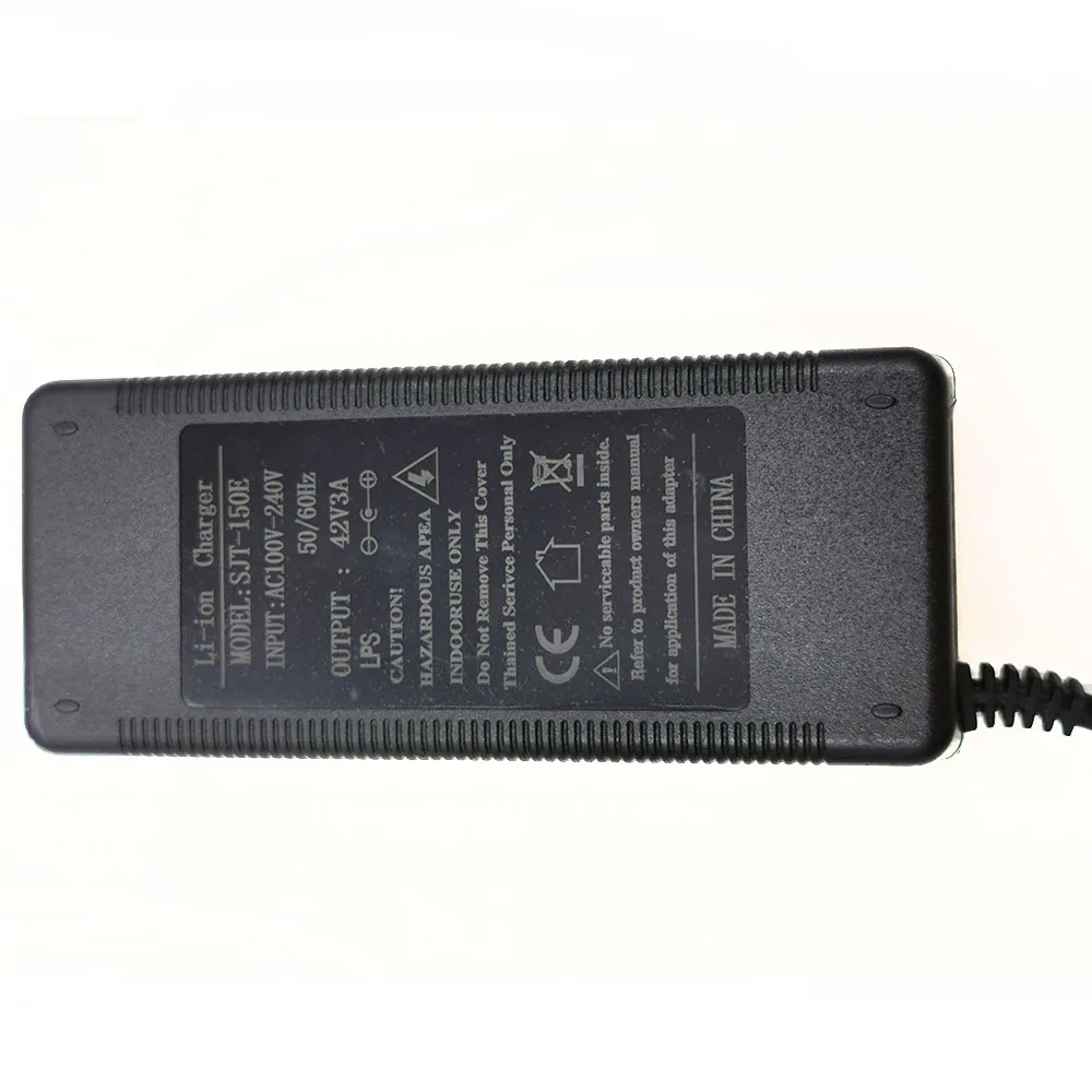 42V 3A Lithium Battery Charger for 10S 36V  Li-ion Battery pack Charger High quality Strong heat dissipation