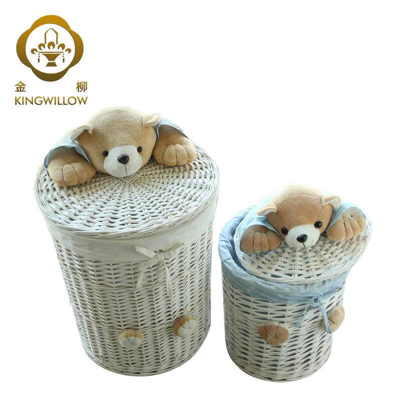 zq Rattan Woven Laundry Basket Toy Storage Box Household Dirty Laundry Basket Storage Basket Woven