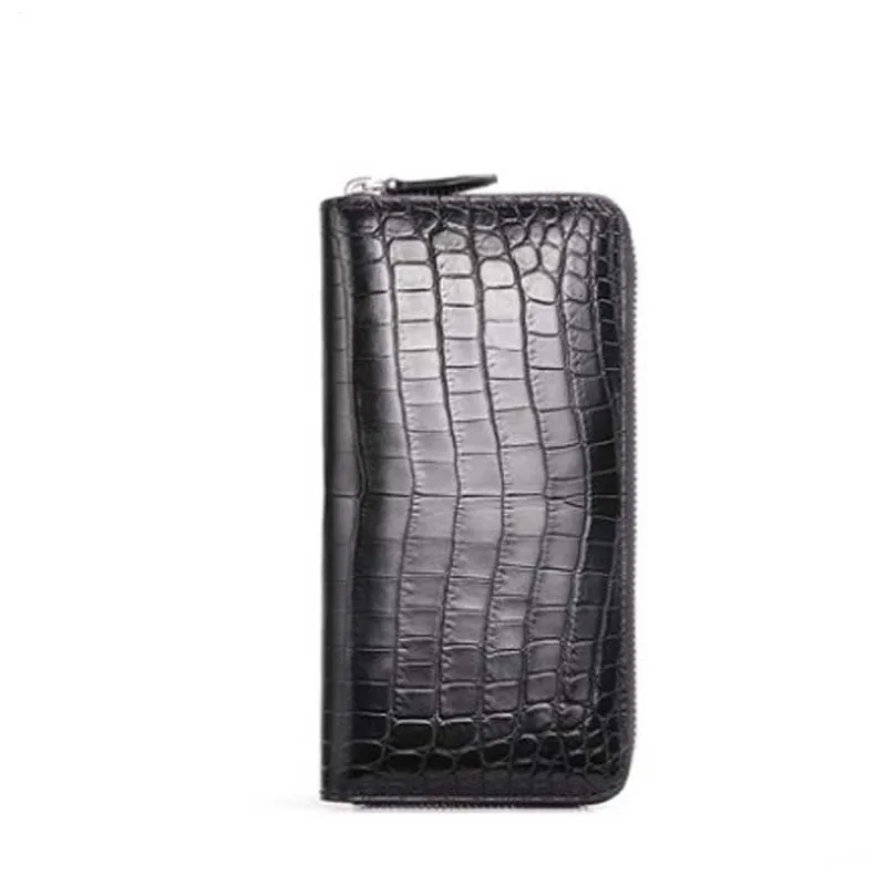 

ouluoer crocodile wallet long men wallet large capacity men clutch bag fashion male bag