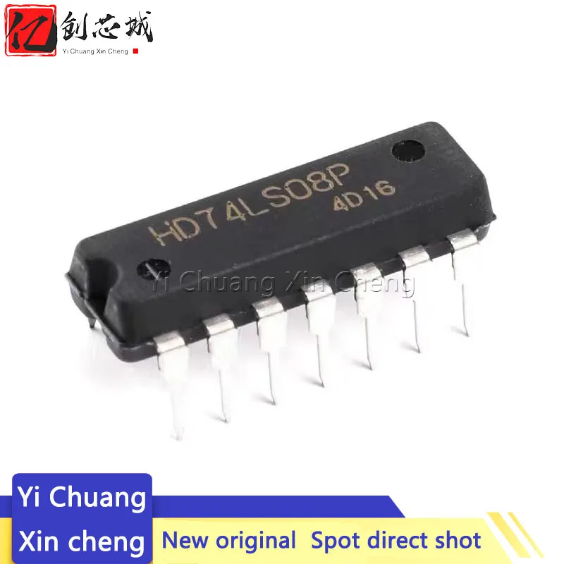 

10PCS HD74LS08P SN74LS08N DIP14 SN74LS08 DIP 74LS08N 74LS08 SN74LS08 DIP-14 new and original IC