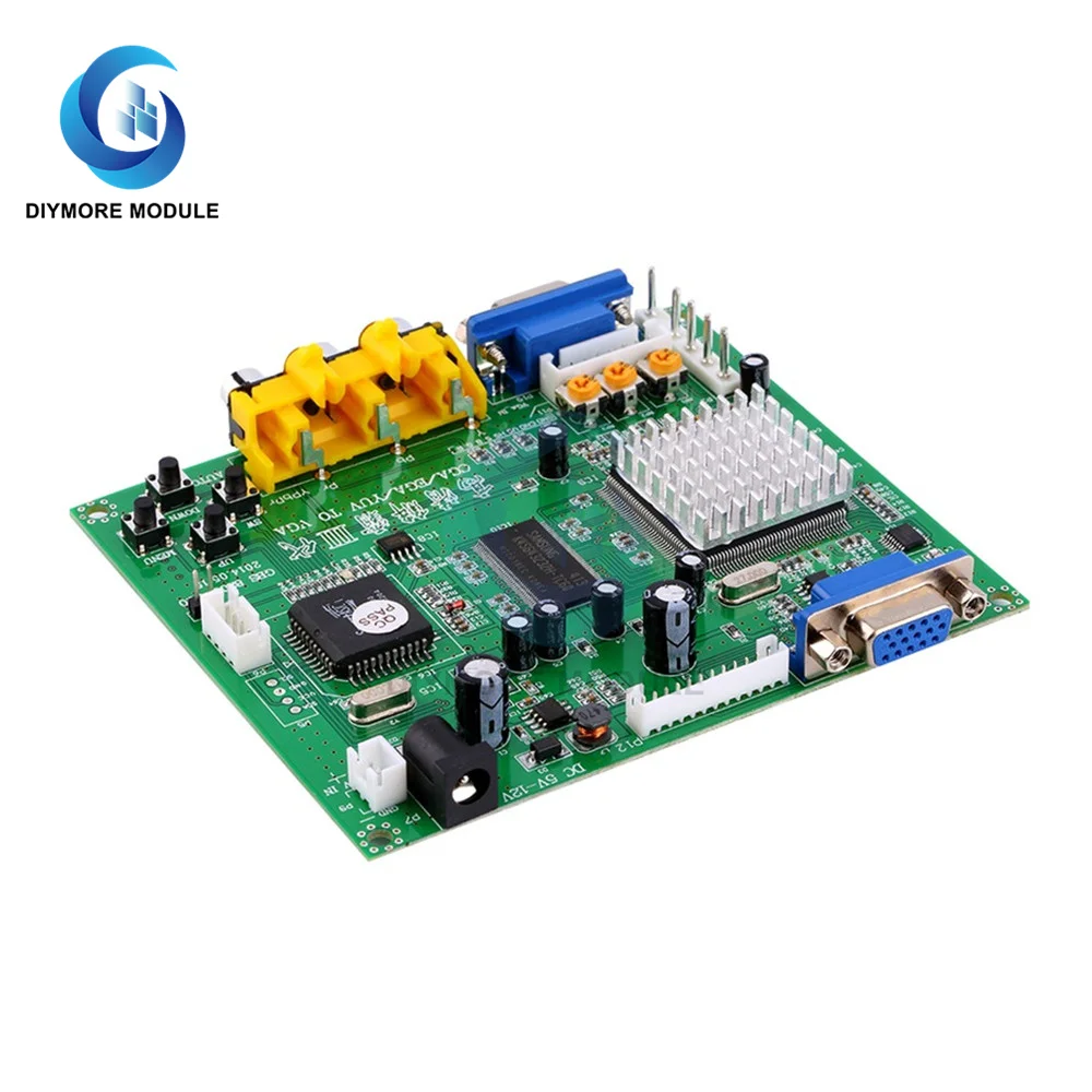 Arcade Game Rgb/Cga/Ega/Yuv Naar Dual Vga Hd Video Converter Adapter Board GBS-8200
