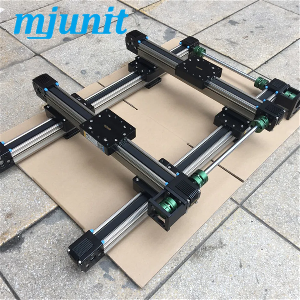 

mjunit MJ45N xy axis linear rail with two working positions for automatic cutting machine