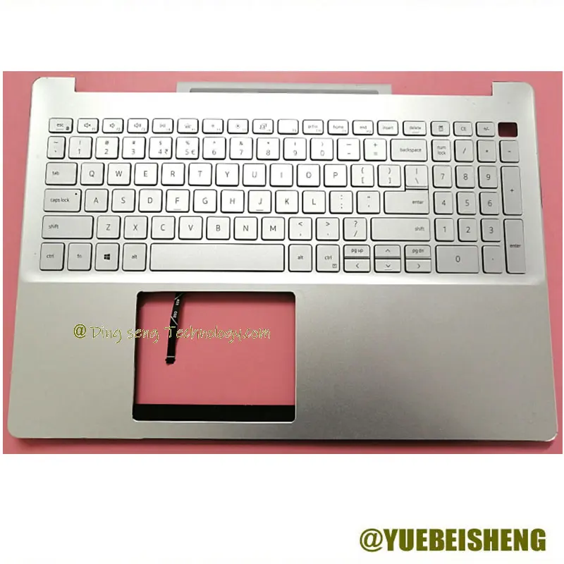 

NEW/ORG For Dell Inspiron 15-7591 15 7000 7590 7591 palmrest US Keyboard upper cover with Backlight 0PJ1JN PJ1JN,Silver