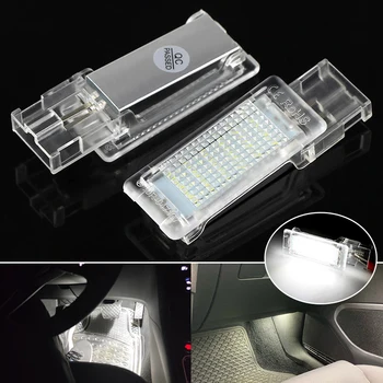 LED Footwell 가벼운 수화물 구획 장갑 상자 램프 좌석 Ateca Alhambra Skoda 우수한 급속한 VW Passat B6 B7 골프 5 6 Caddy  Best5