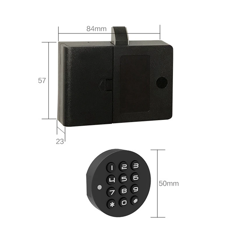 Password Lock Drawer Door Lock Anti-theif Mini Code Locker Wardrobe Gym Cabinet Electric Smart Door Lock File Lock