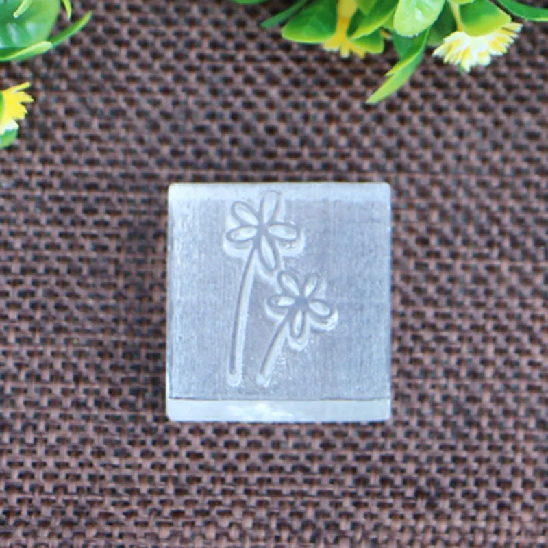 Handmade Soap Stamp, Flower Tree Leaves Pattern, Clear DIY, Natural Acrylic, Decorative, Soap Making Tools