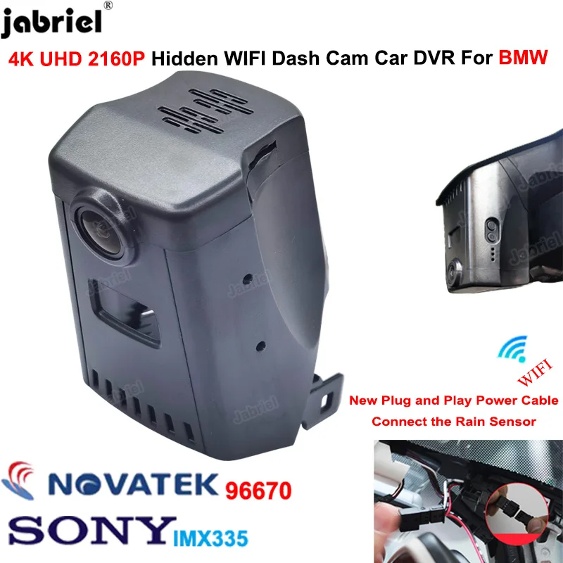 4K 2160P Dash Cam Car Dvr For BMW 5 series 520i 530i 540i m550i 520d 530d 540d G30 G31 for BMW 7 series G11 G12 6 GT G32 M5 F90