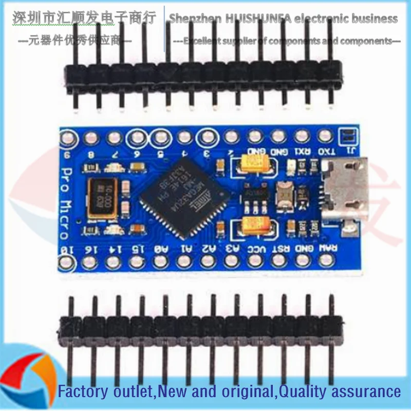 برو مايكرو وحدة يستخدم Atmega32U4 5 فولت 16 ميجا هرتز مع برنامج تحديث USB الخاصة بها