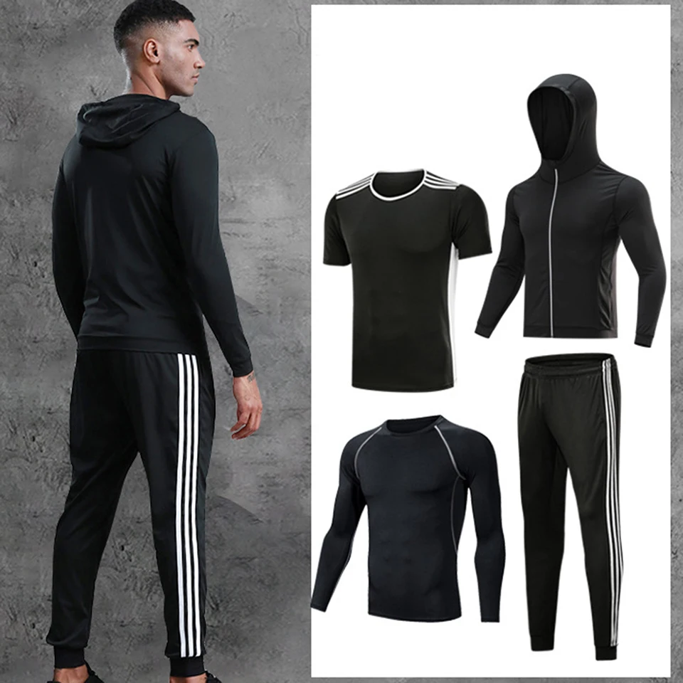 Rashguard Male Mma T-shirt+ Pant Sets Men\'s Compression Suit BJJ Muay Thai MMA Shorts Kick Boxing Tracksuit Gym Fitness Clothing