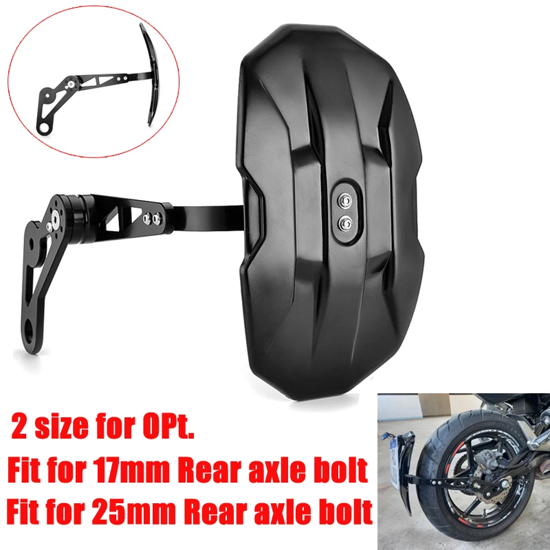 Rear front Fender Cover Splash Mudguard Bracket Wheel Fairing Tire Cover Mudflap cart for Kawasaki ER6N MT07 MT09 Outlander Max