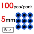 100 Piezas de 5mm Azul