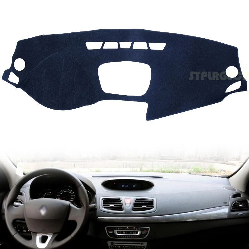 for Renault Fluence 2009~2017 Samsung SM3 Anti-Slip Dashboard Cover Protective Pad Car Accessories Sunshade Carpet 2010 2011