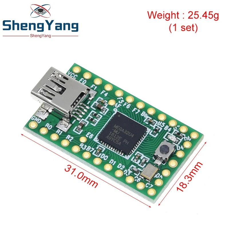 1/2/5PCS TZT Teensy 2.0 USB 2.0 Tastatur Maus Teensy für Arduino AVR ISP Experimentierplatine U-Disk Mega32u4 NEU – Detail 4