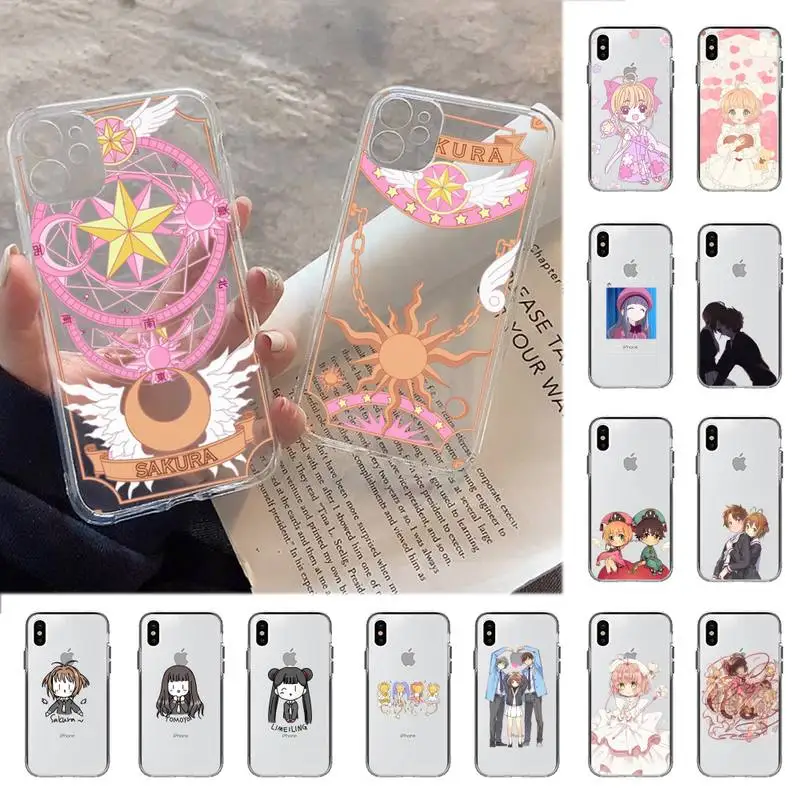 MaiYaCa Card Captor Sakuras Anime Phone Case for iPhone 11 12 13 mini pro XS MAX 8 7 6 6S Plus X 5S SE 2020 XR case