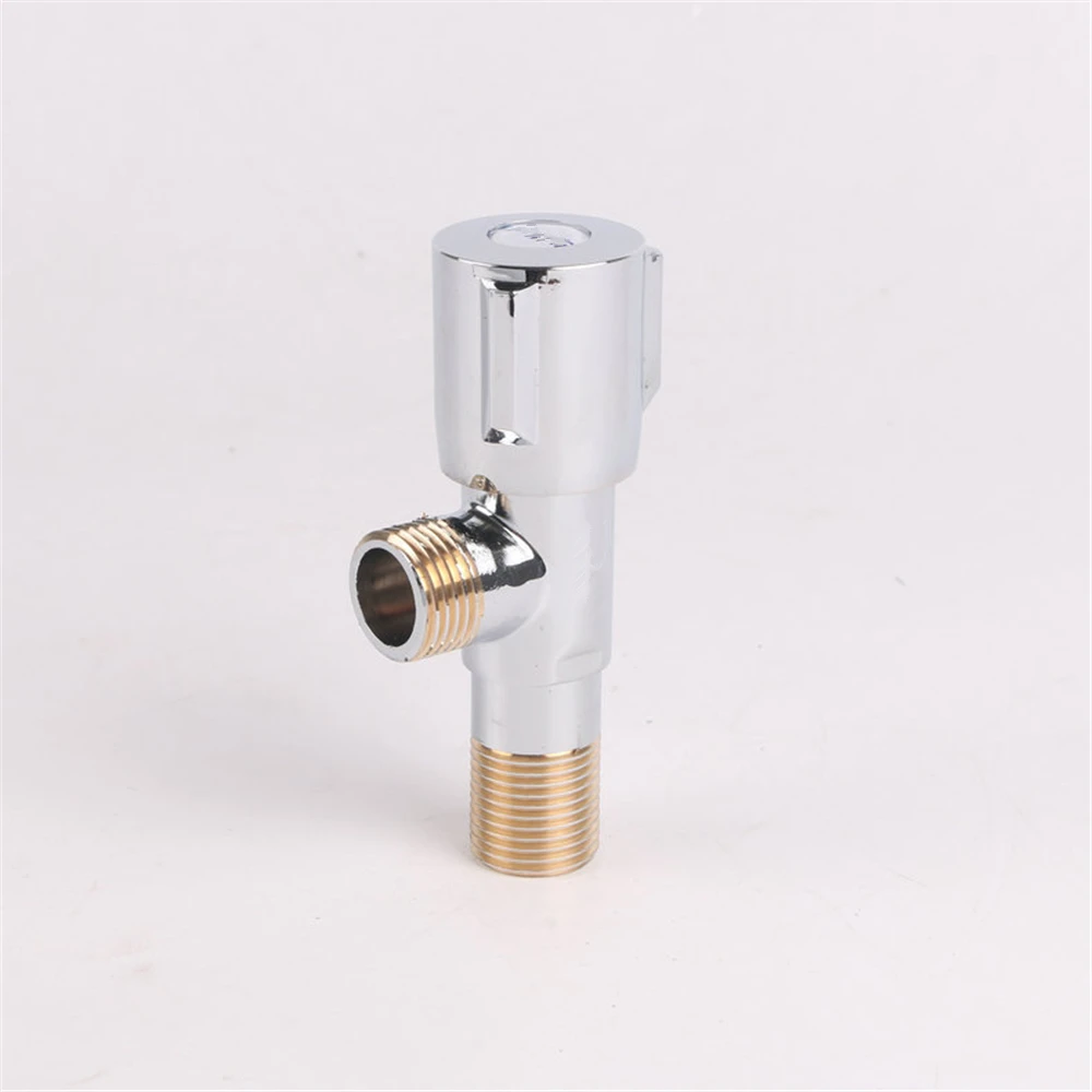 One In Two Out Stainless Steel Wash Basin Quick Opening Angle Valve Iron Angle Valve Toilet Water Stop All Copper Triangle Valve