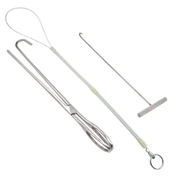 Livestock Pig Goat Cow Veterinary Midwifery Set Stainless Steel Midwifery Rope Forcep Hook Sow Production Auxiliary Tools