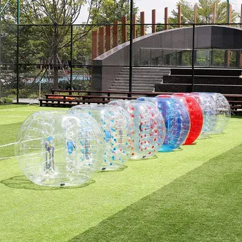 무료 배송 1.5m 버블 축구 공 창 공기 범퍼 공 버블 축구 0.8mm PVC 풍선 Zorb 공