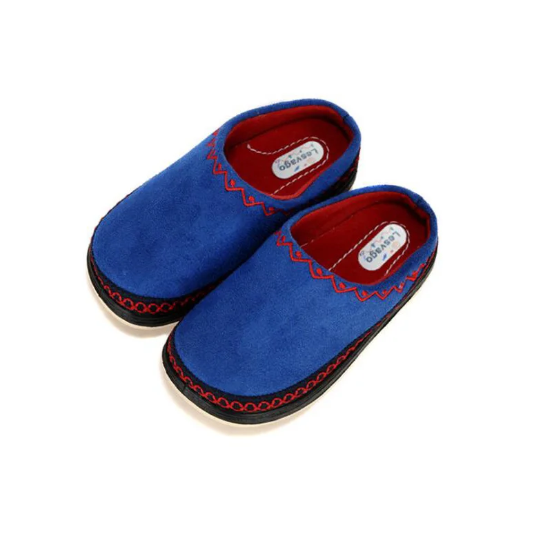 

Fashion children's cotton slippers autumn and winter models non-slip soft and comfortable rubber foam kids kindergarten shoes