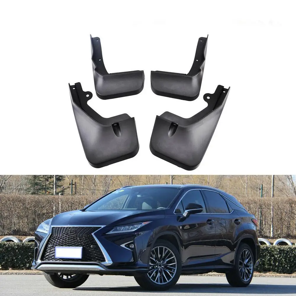 

4pcs Mud Fender Guards For LEXUS RX RX350 RX450h RX200T RX350L F-Sport 4th Gen 2016 - 2019 Car Mud Flaps Mudguards Splash Guards
