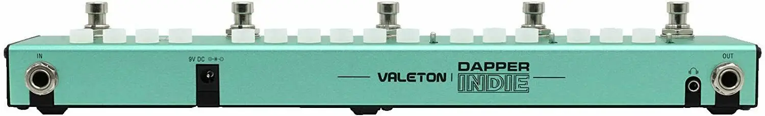 Valeton Electric Guitar Multi Effects Pedal Dapper Indie of Distortion Reverb Delay Chorus Fuzz And Phaser Tremolo for Indie