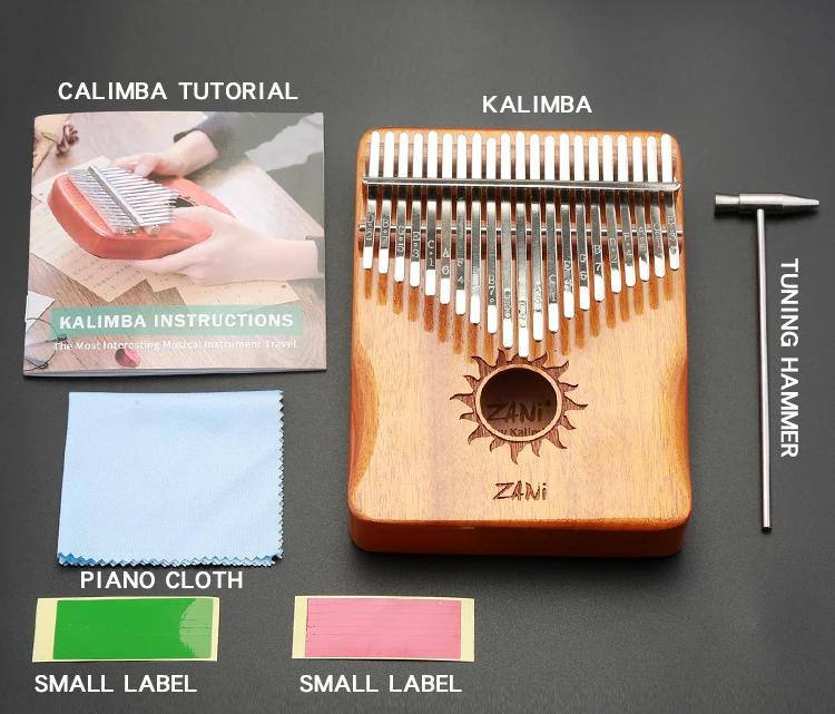 Kalimba 21-key thumb piano musical instrument keyboard pronunciation box 21-key Kalimba xylophone