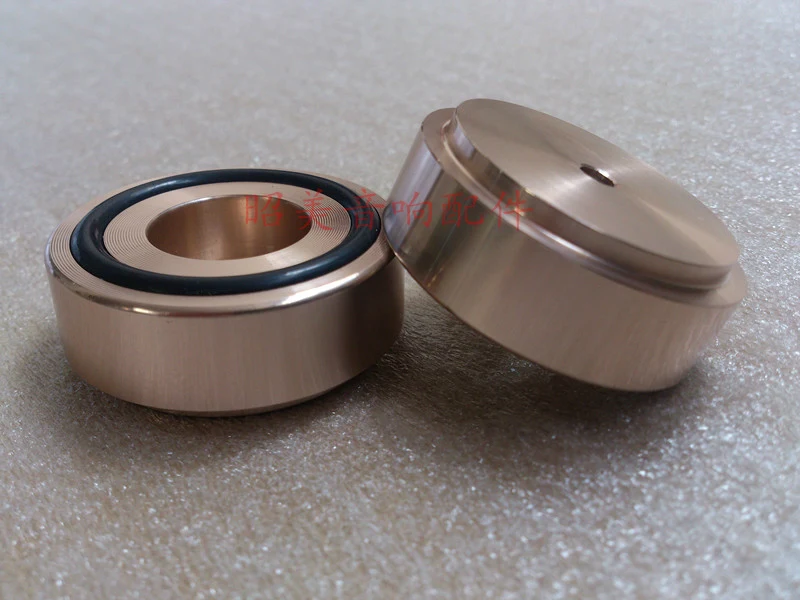 4pcs 44*17 มม.อลูมิเนียมเครื่องขยายเสียงฟุตยางแหวนลำโพงฟุต B ประเภท