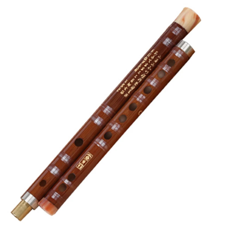 高品質竹フルートプロ木管楽器c d e f gキー中国diziトランスバーサルflauta 5色