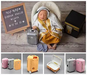新生児写真アクセサリー,クリエイティブアクセサリー,ミニトランク,旅行ラゲッジフォグ,スタジオアクセサリー