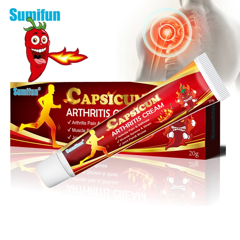 

1Box New Sumifun Hot Pepper Cream For Rheumatoid Arthritis joint Knee Pain Relief Capsicum Arthritis Chinese Medicine Ointment