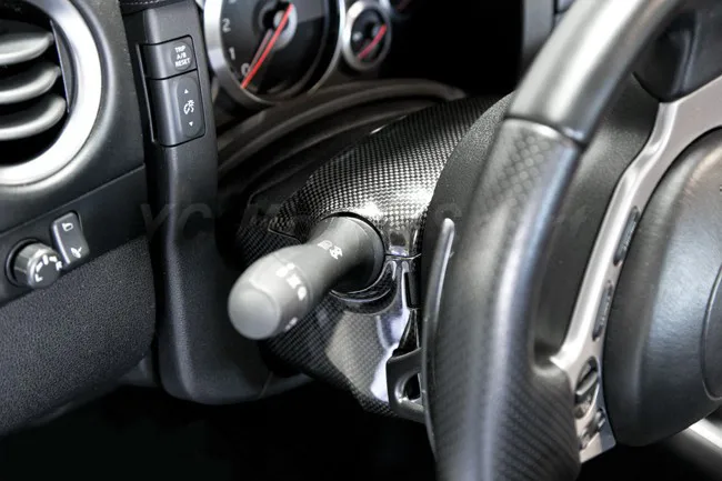 

Car Accessories Full Carbon Fiber Interior Trim Fit For 2008-2015 R35 GTR LHD Steering Column Surround Trim