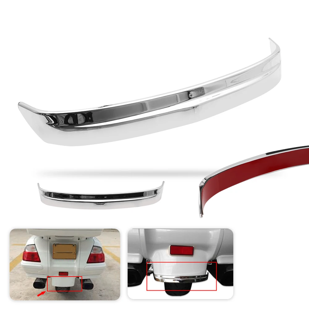 

ABS Chrome Motorcycle Rear Fender Fairing Trim Decoration For Honda Goldwing GL 1800 2001-2011 2202 2003 04 2008 2009 2010 2011