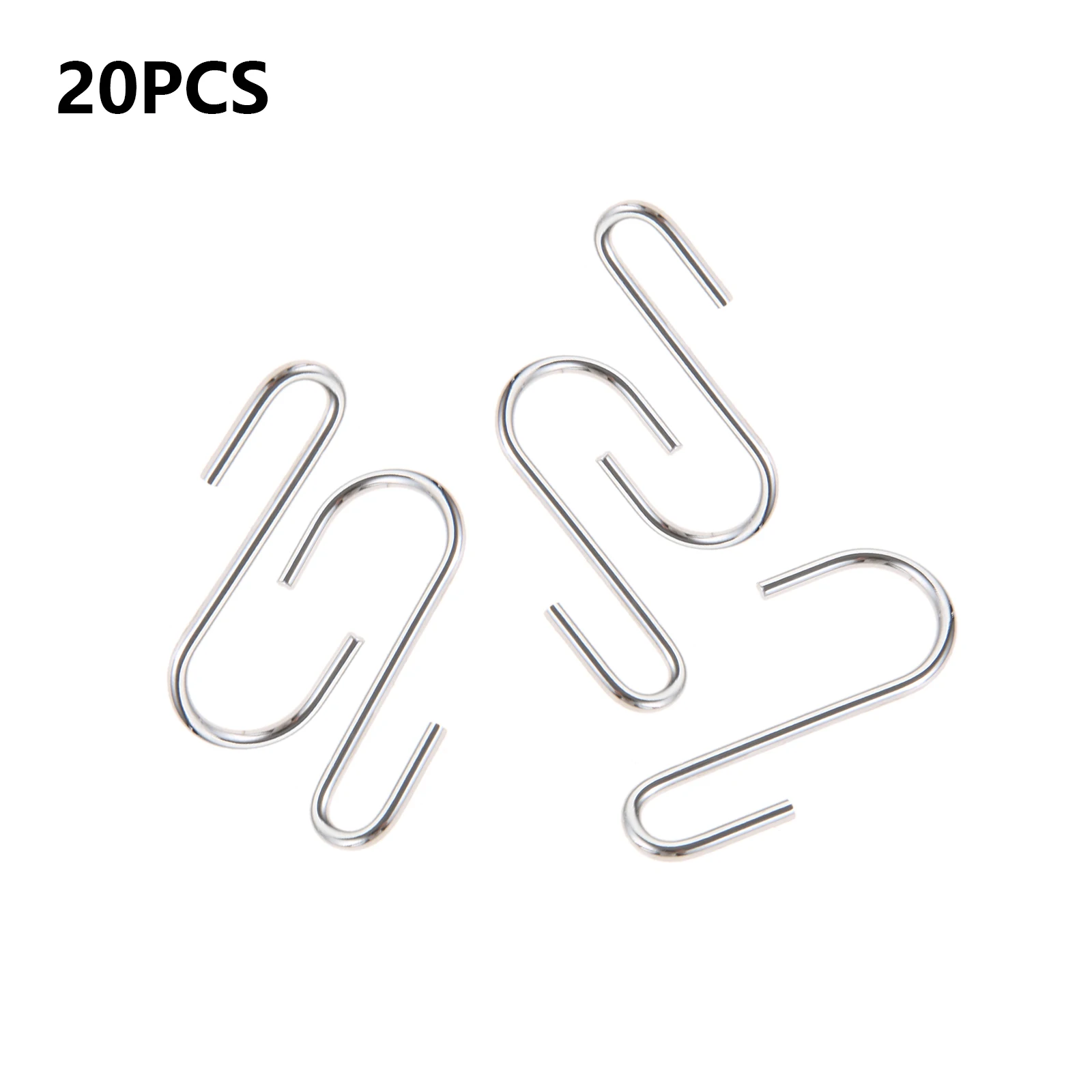 20/50Pcs S Shaped Hanging Hooks Kitchen Bathroom Hanger Hook for Hanging Bag Towels Pans Pots Plants Clothes Storage Holder