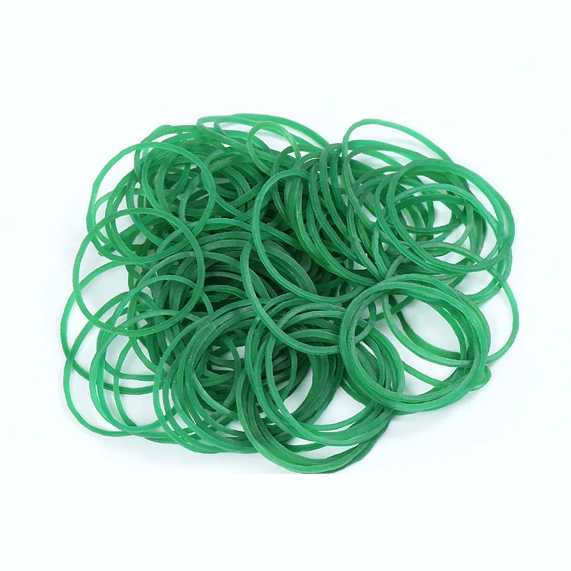 100 Pieces/Pack green Rubber Bands D38mm Strong Elastic Band office for school Industrial Supply Stationery Holder Packing Suppl