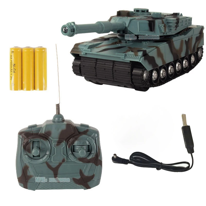 1:22 دبابة مع جهاز للتحكم عن بُعد جهاز تحكم عن بعد صغير دبابة مع جهاز للتحكم عن بُعد مع برج دوار وصوت معركة دبابات الحرب العسكرية التفاعلية لعبة التحكم عن بعد